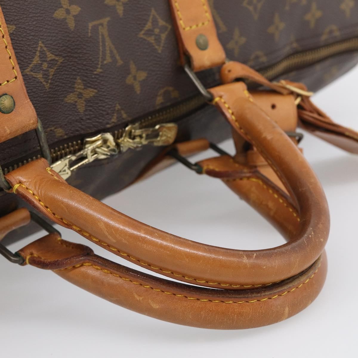 Louis Vuitton Keepall Monogram Canvas Brown Canvas Travel Bag Bag (Pre-Owned)