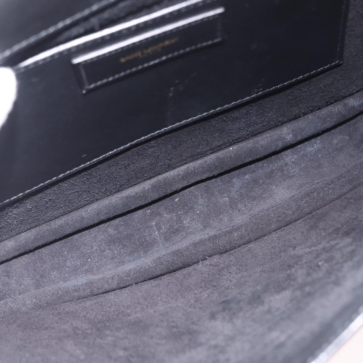 Saint Laurent Betty Leather Black Leather Handbag (Pre-Owned)