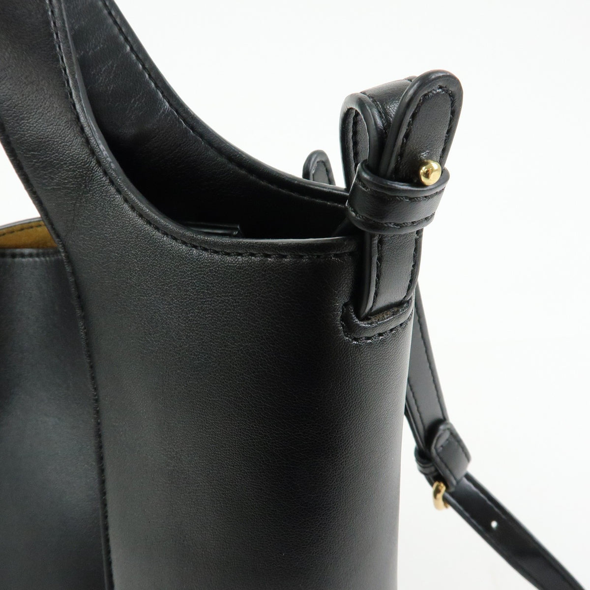 Stella Mccartney Alter Faux Leather Black Synthetic Tote Bag Bag (Pre-Owned)