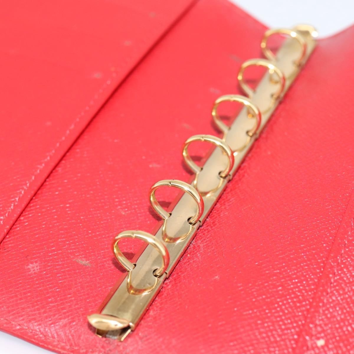 Louis Vuitton Agenda Cover Epi Red Leather Clutche & Pouche Bag (Pre-Owned)