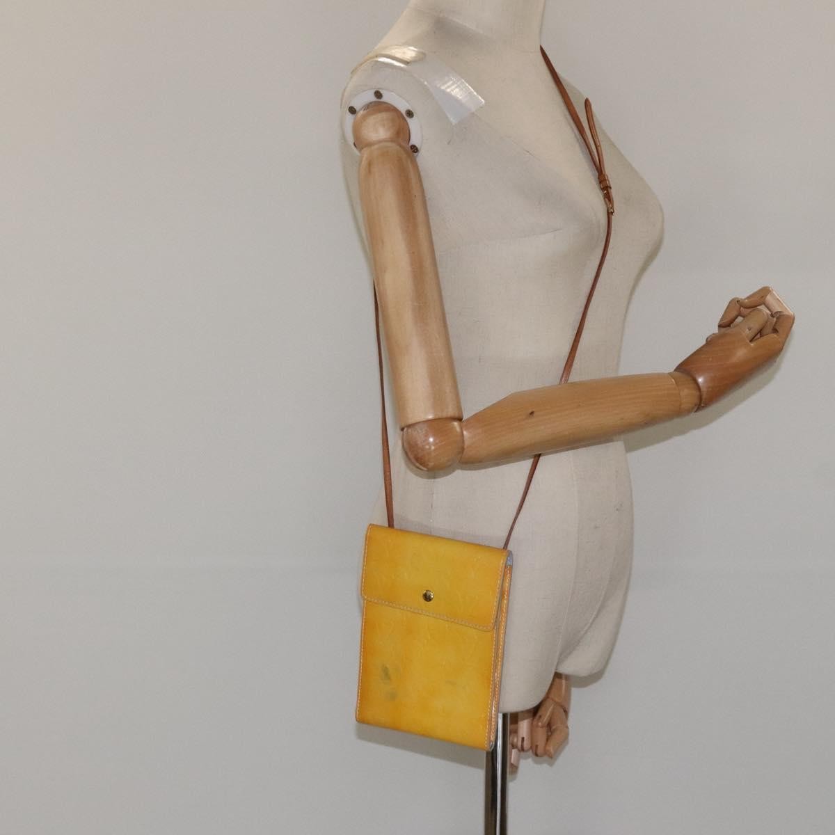 Louis Vuitton Kenmare Shoulder Patent Leather Yellow Patent_Leather Shoulder Bag Bag (Pre-Owned)