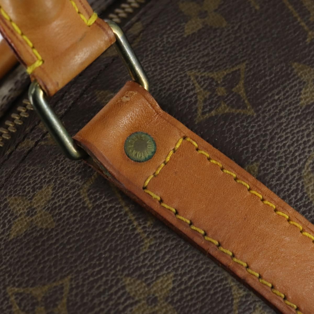 Louis Vuitton Keepall Monogram Canvas Brown Canvas Travel Bag Bag (Pre-Owned)