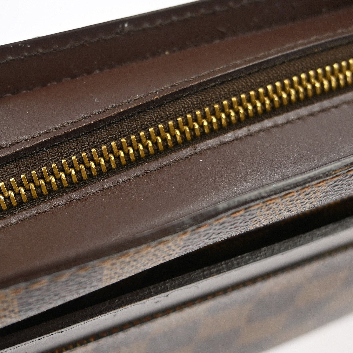 Louis Vuitton Pochette Saint Louis Damier Brown Canvas Clutche & Pouche Bag (Pre-Owned)
