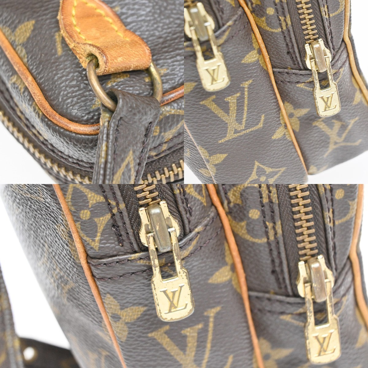 Louis Vuitton Amazone Monogram Canvas Brown Canvas Handbag (Pre-Owned)