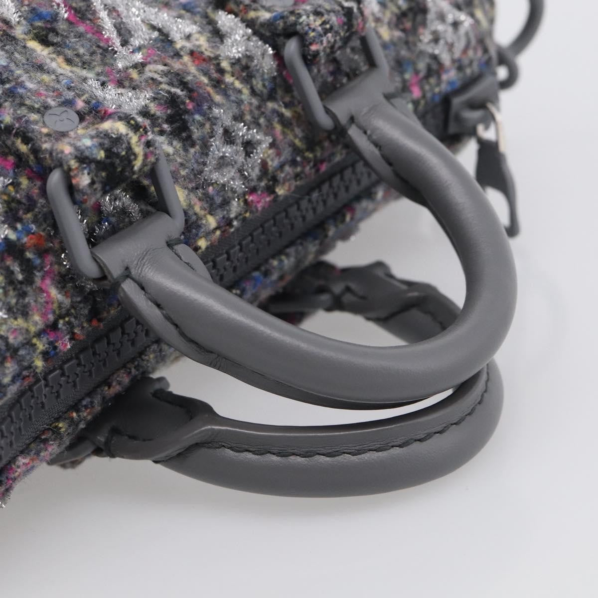 Louis Vuitton Keepall Bandouliere Lv Felt Multicolour Canvas Travel Bag Bag (Pre-Owned)