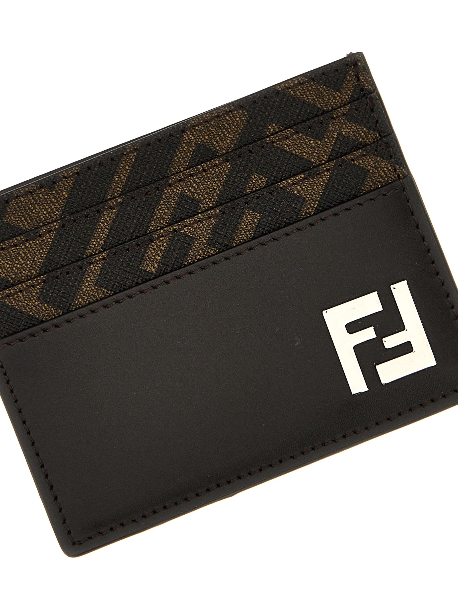 Fendi Men's Squared Ff Card Holder