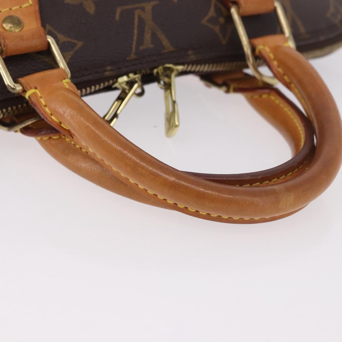Louis Vuitton Vintage Alma Monogram Canvas Brown Canvas Handbag (Pre-Owned)