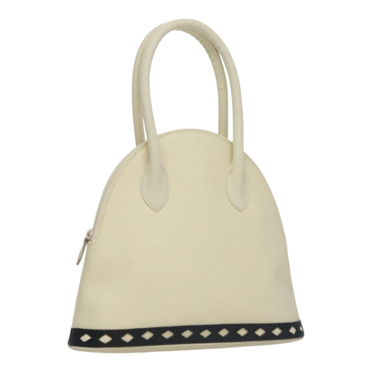 Saint Laurent Vintage Leather White Leather Handbag (Pre-Owned)