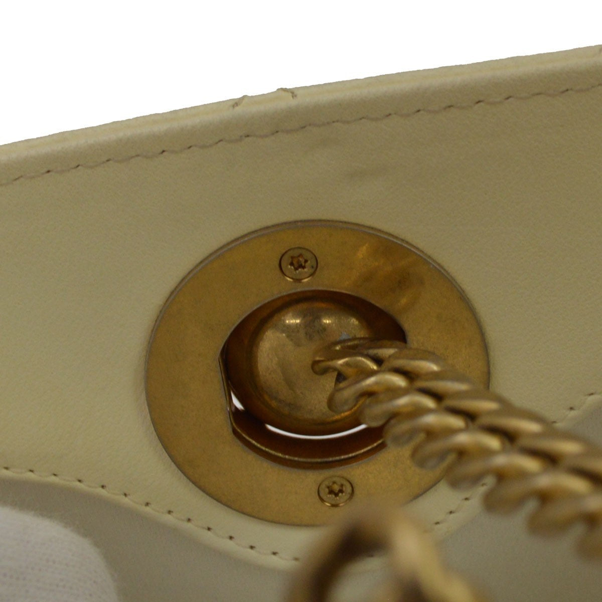 Chanel Evening By The Sea Lambskin Beige Leather Clutche & Pouche Bag (Pre-Owned)