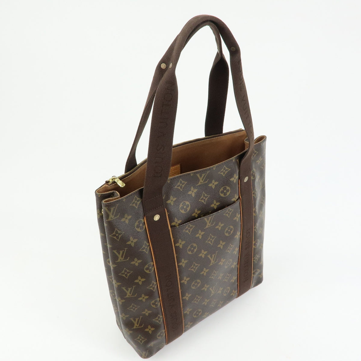 Louis Vuitton Cabas Beaubourg Monogram Canvas Brown Canvas Tote Bag Bag (Pre-Owned)