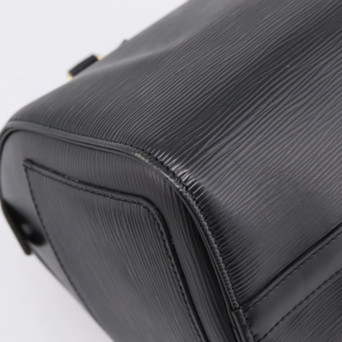 Louis Vuitton Speedy Epi Leather Black Leather Handbag (Pre-Owned)