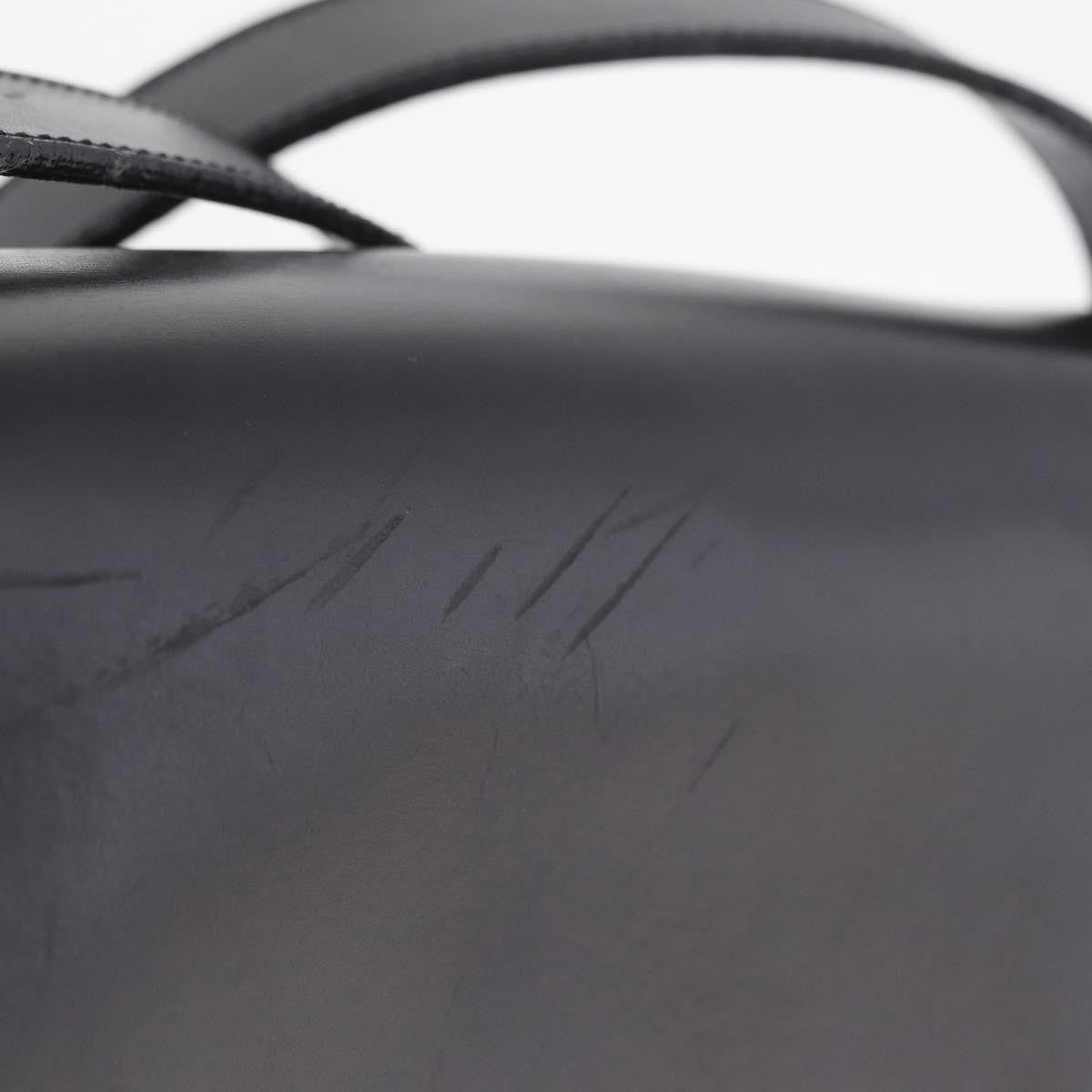 Celine Flap Shoulder Leather Black Leather Shoulder Bag Bag (Pre-Owned)