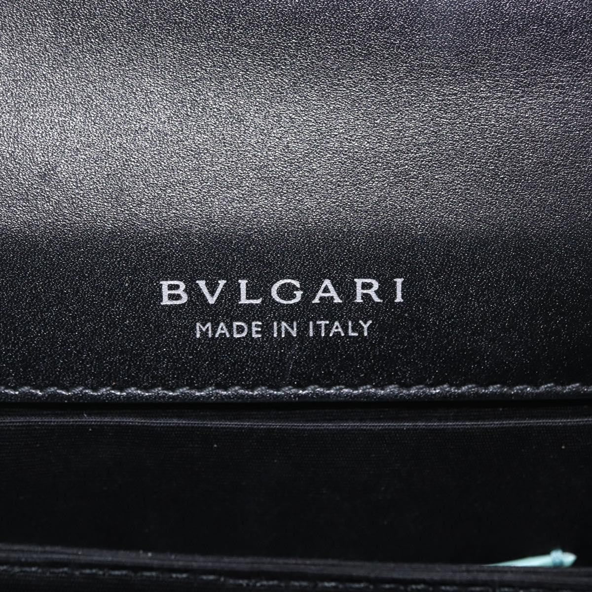 Bvlgari Serpenti Forever Top Handle Patent Green Patent_Leather Handbag (Pre-Owned)