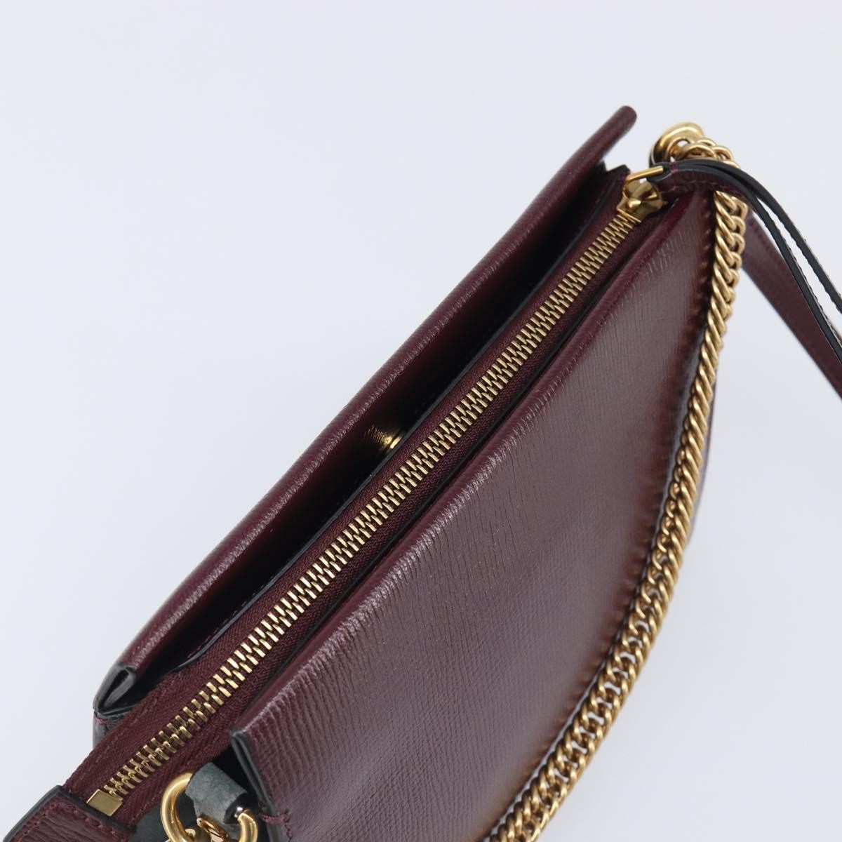 Givenchy Cross 3 Leather Burgundy Leather Crossbody Bag Bag (Pre-Owned)