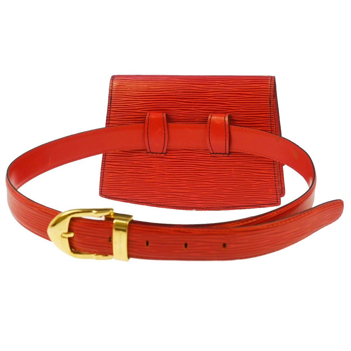 Louis Vuitton Tilsitt Bum Epi Leather Red Leather Handbag (Pre-Owned)