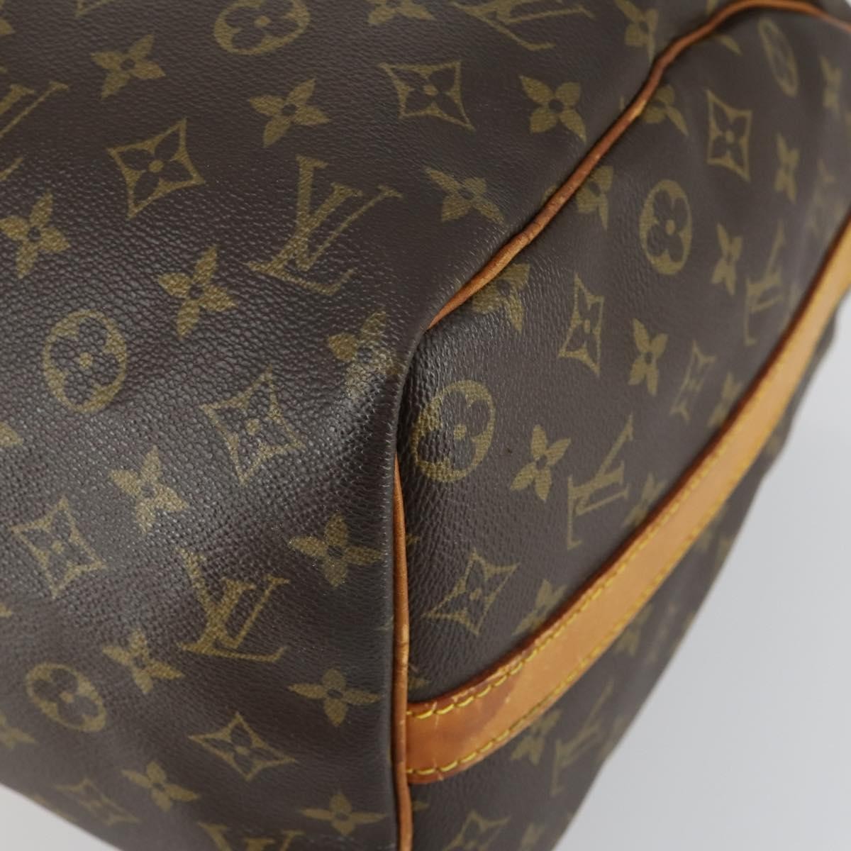 Louis Vuitton Keepall Bandouliere Monogram Canvas Brown Canvas Travel Bag Bag (Pre-Owned)