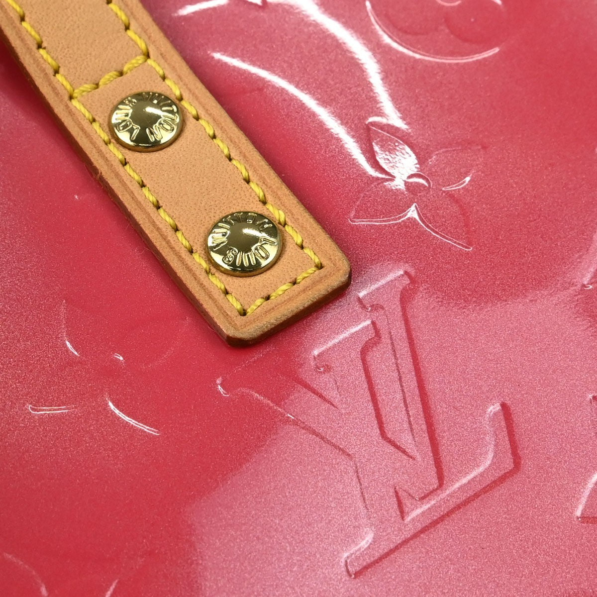 Louis Vuitton Reade Monogram Vernis Pink Patent_Leather Handbag (Pre-Owned)