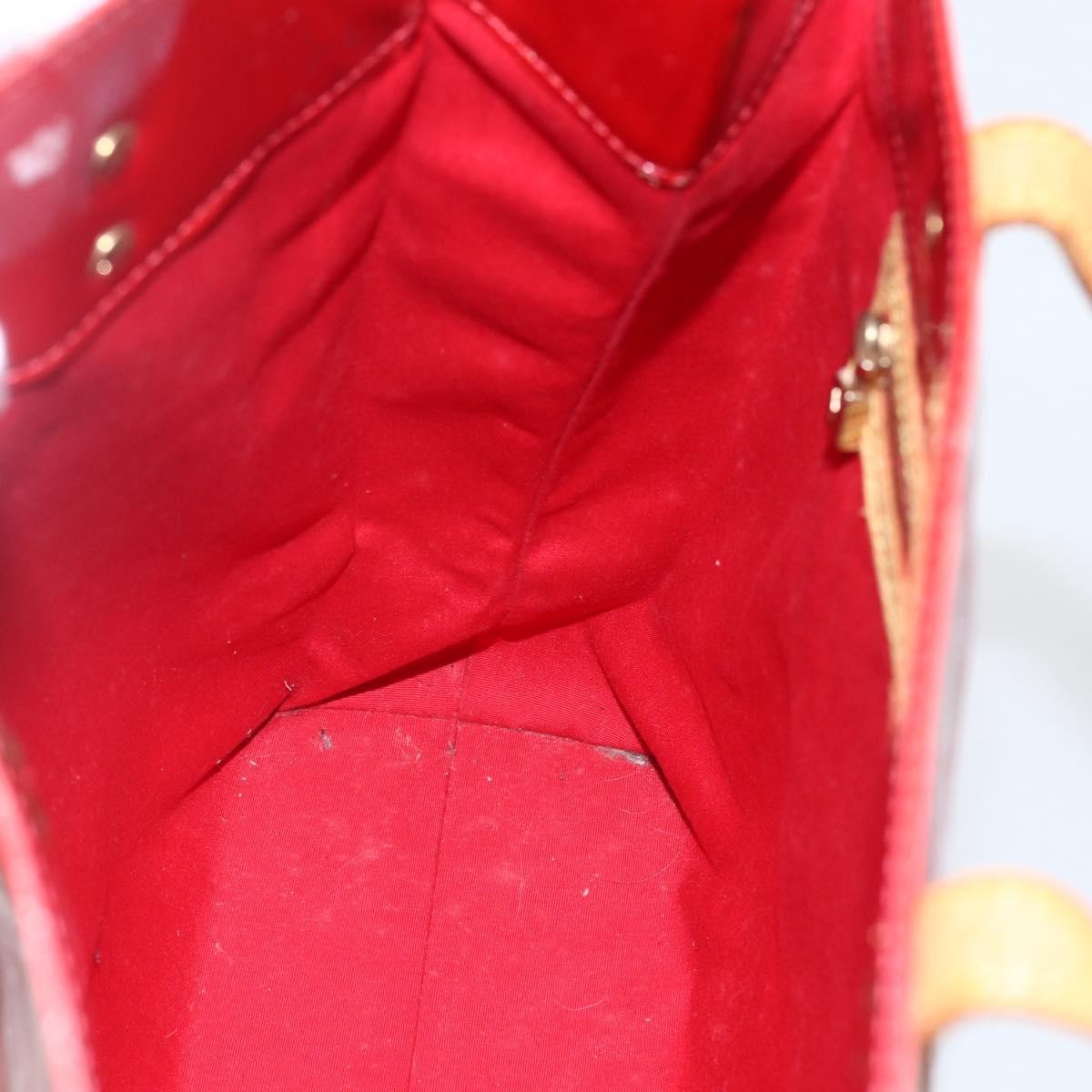 Louis Vuitton Reade Monogram Vernis Red Patent_Leather Handbag (Pre-Owned)