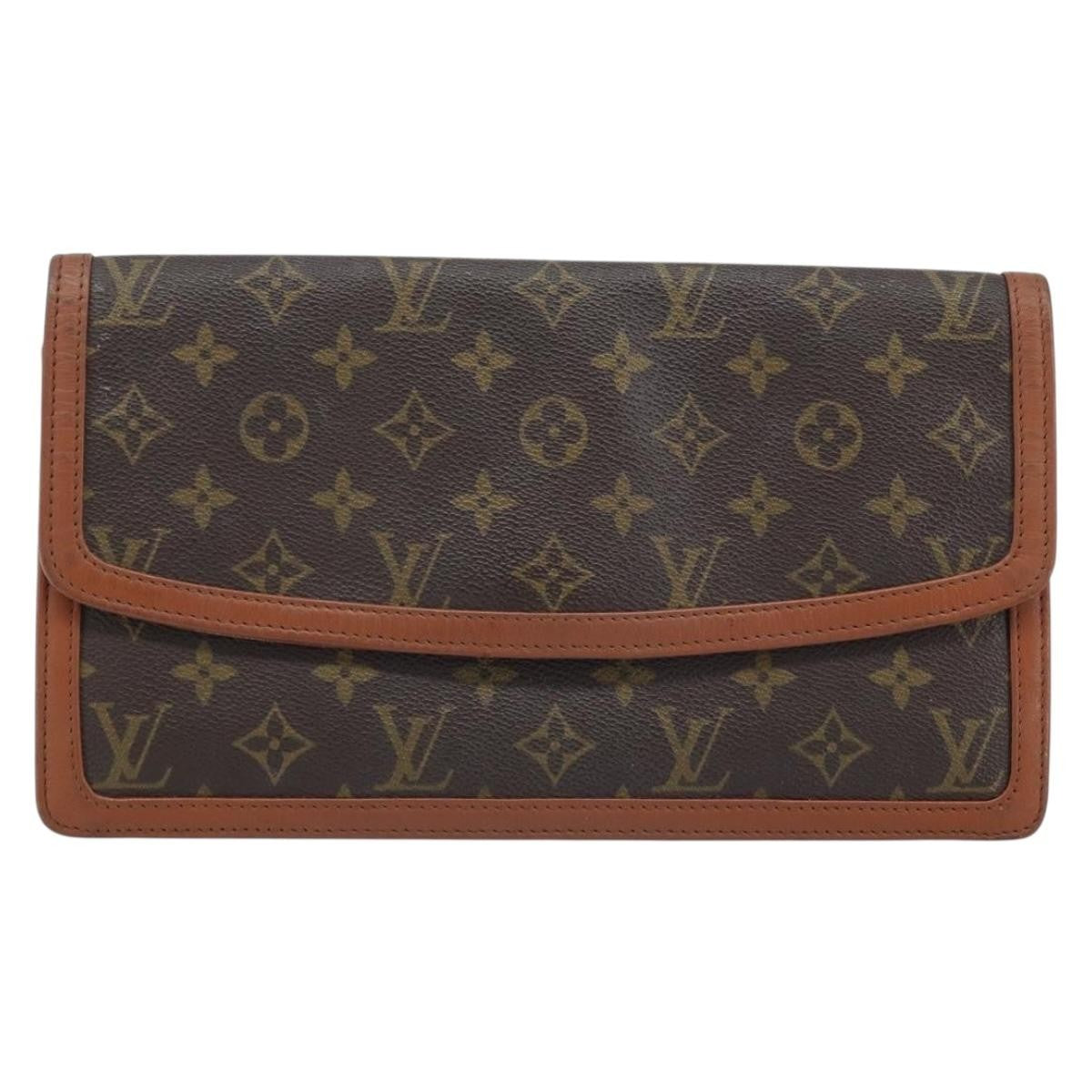 Louis Vuitton Dame Pochette Monogram Canvas Brown Canvas Clutche & Pouche Bag (Pre-Owned)