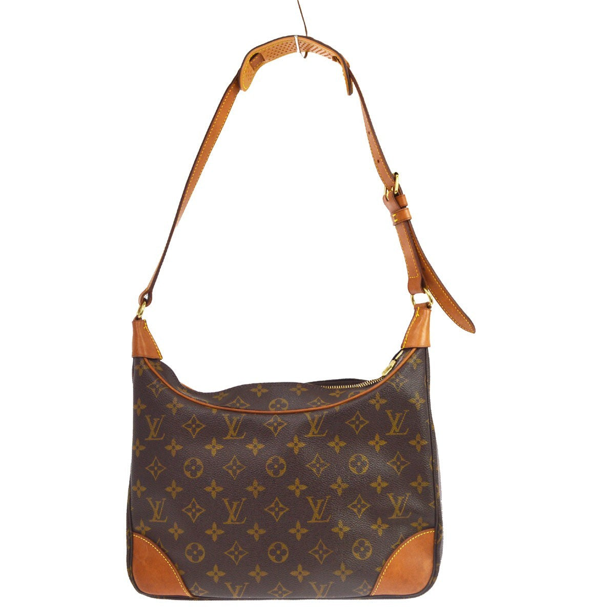 Louis Vuitton Boulogne Monogram Canvas Brown Canvas Handbag (Pre-Owned)