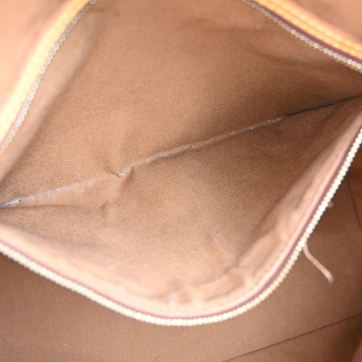 Louis Vuitton Cabas Mezzo Monogram Canvas Brown Canvas Shoulder Bag Bag (Pre-Owned)
