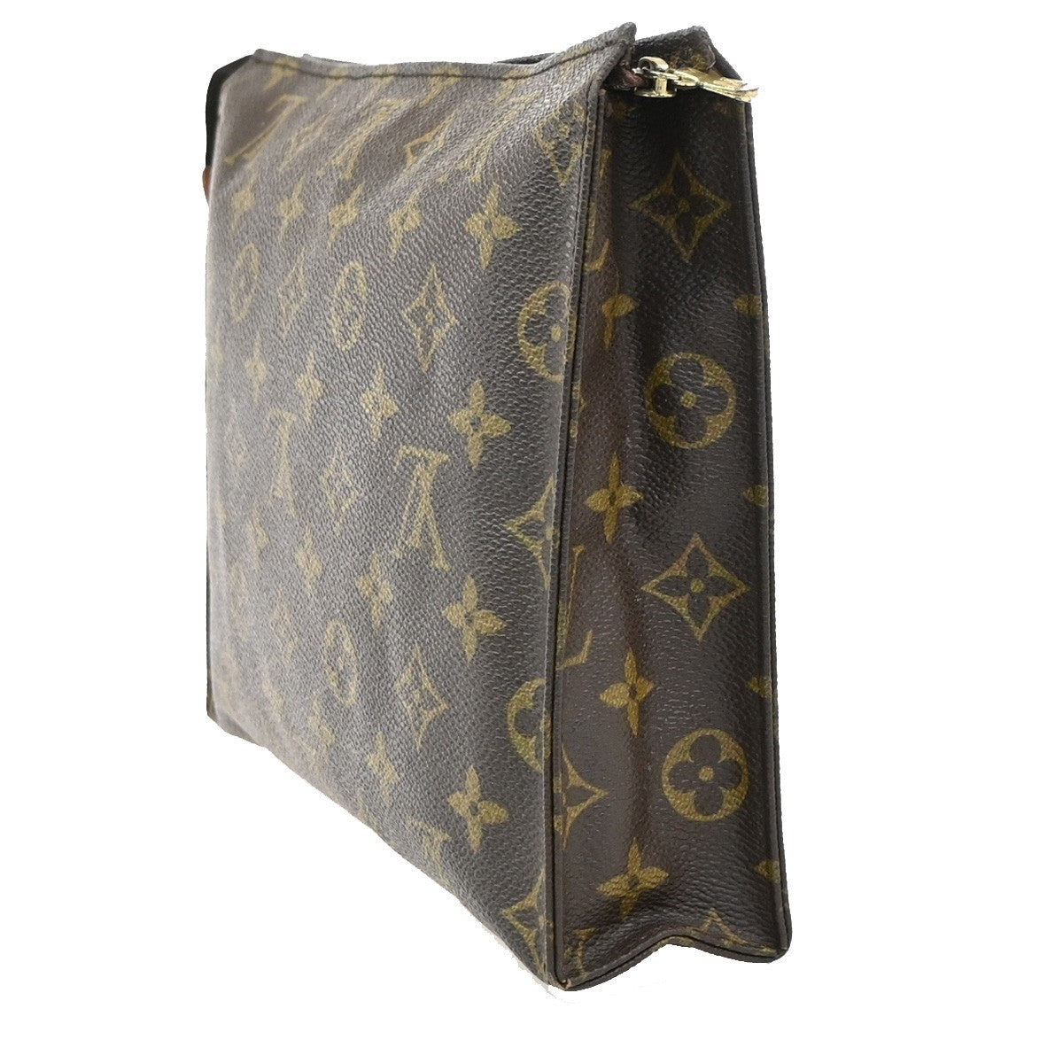 Louis Vuitton Toiletry Pouch Monogram Canvas Brown Canvas Clutche & Pouche Bag (Pre-Owned)