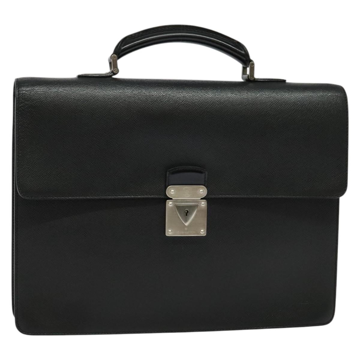 Louis Vuitton Neo Robusto 1 Taiga Leather Brown Leather Briefcase Bag (Pre-Owned)