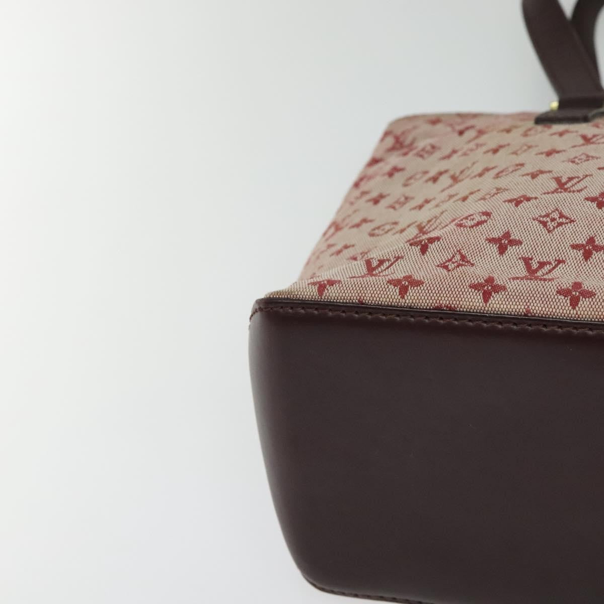 Louis Vuitton Cabas Piano Monogram Canvas Red Canvas Bag (Pre-Owned)
