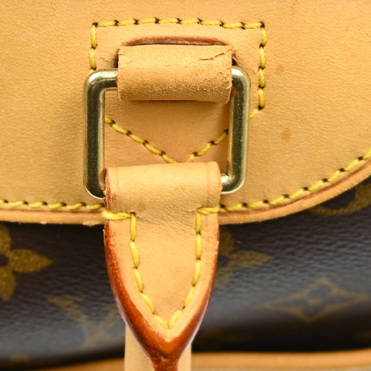 Louis Vuitton Deauville Monogram Canvas Brown Canvas Handbag (Pre-Owned)
