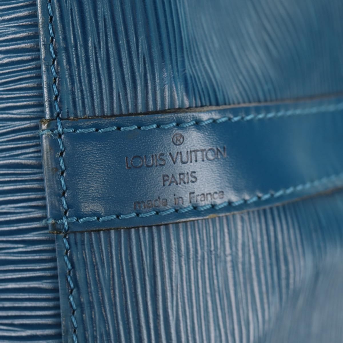 Louis Vuitton Petit Noe Epi Leather Blue Leather Shoulder Bag Bag (Pre-Owned)