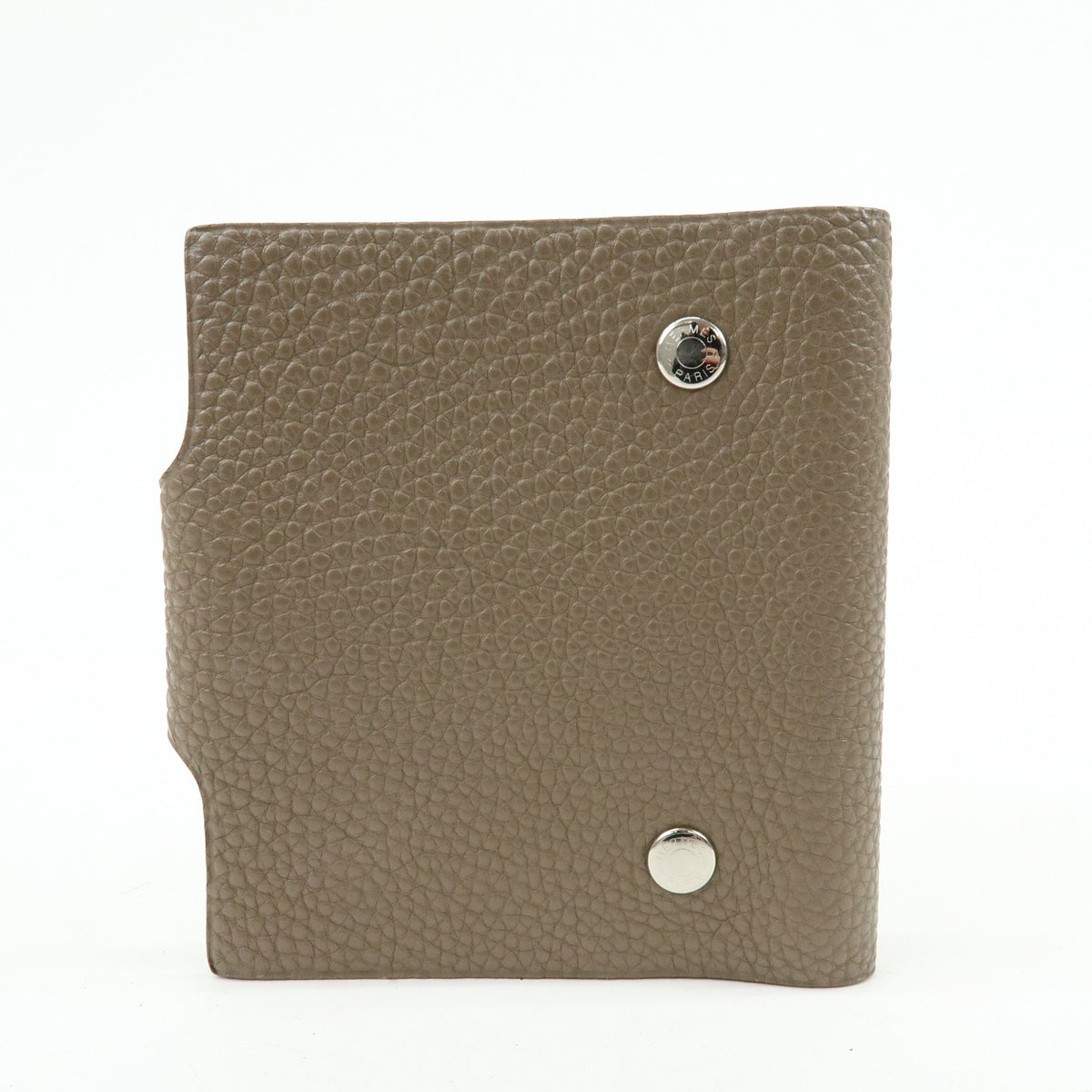 Hermes Ulysses Agenda Cover Leather Beige Leather Briefcase Bag (Pre-Owned)