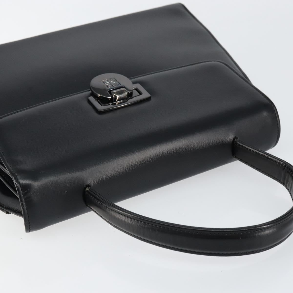 Givenchy Handbag Leather Black Leather Handbag (Pre-Owned)