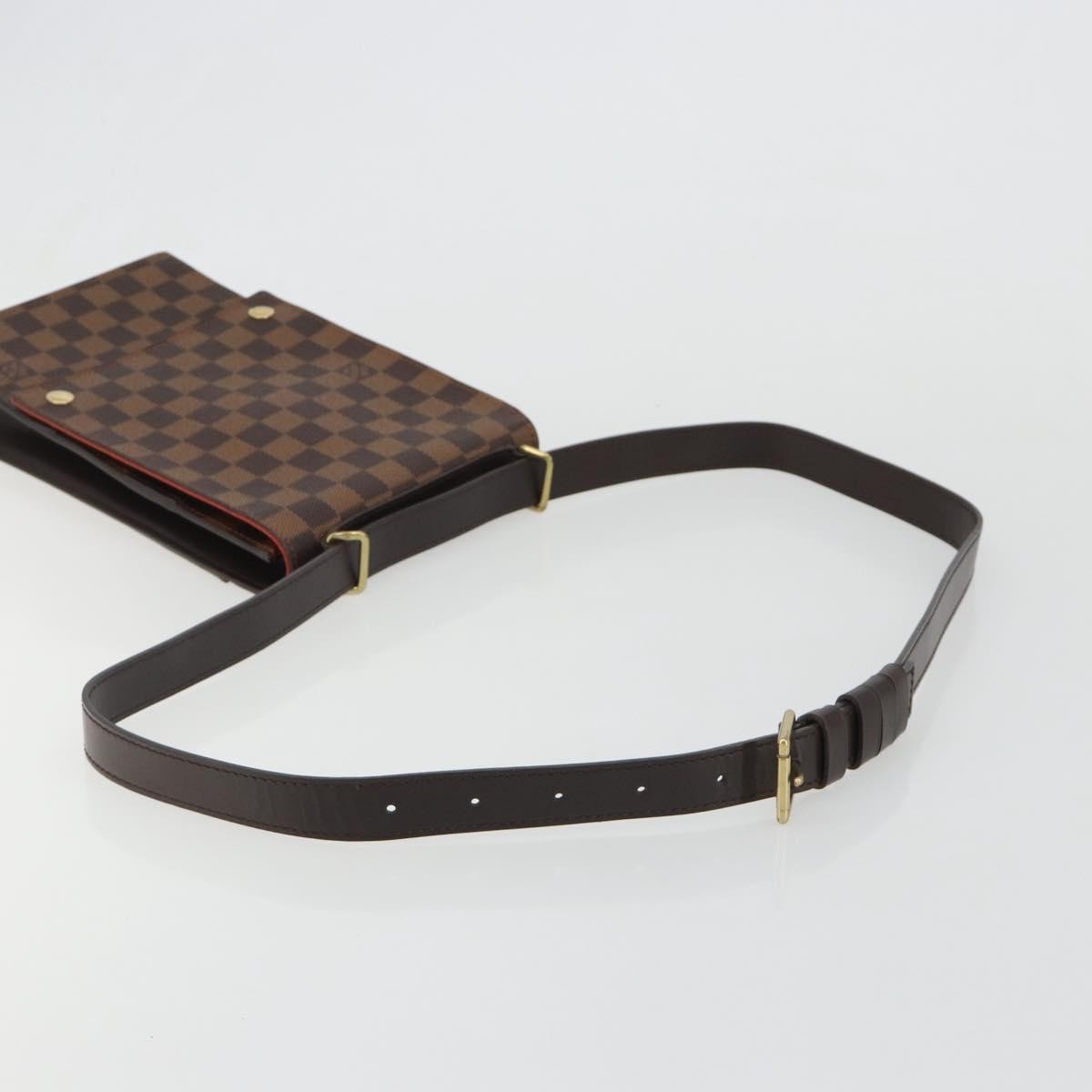 Louis Vuitton Portobello Messenger Damier Ebene Brown Canvas Shoulder Bag Bag (Pre-Owned)