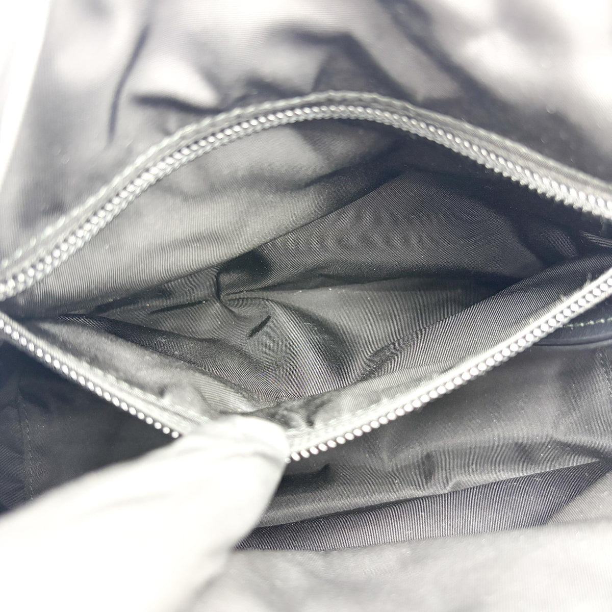 Prada Padded Flap Re-Nylon Black Nylon Shoulder Bag Bag (Pre-Owned)