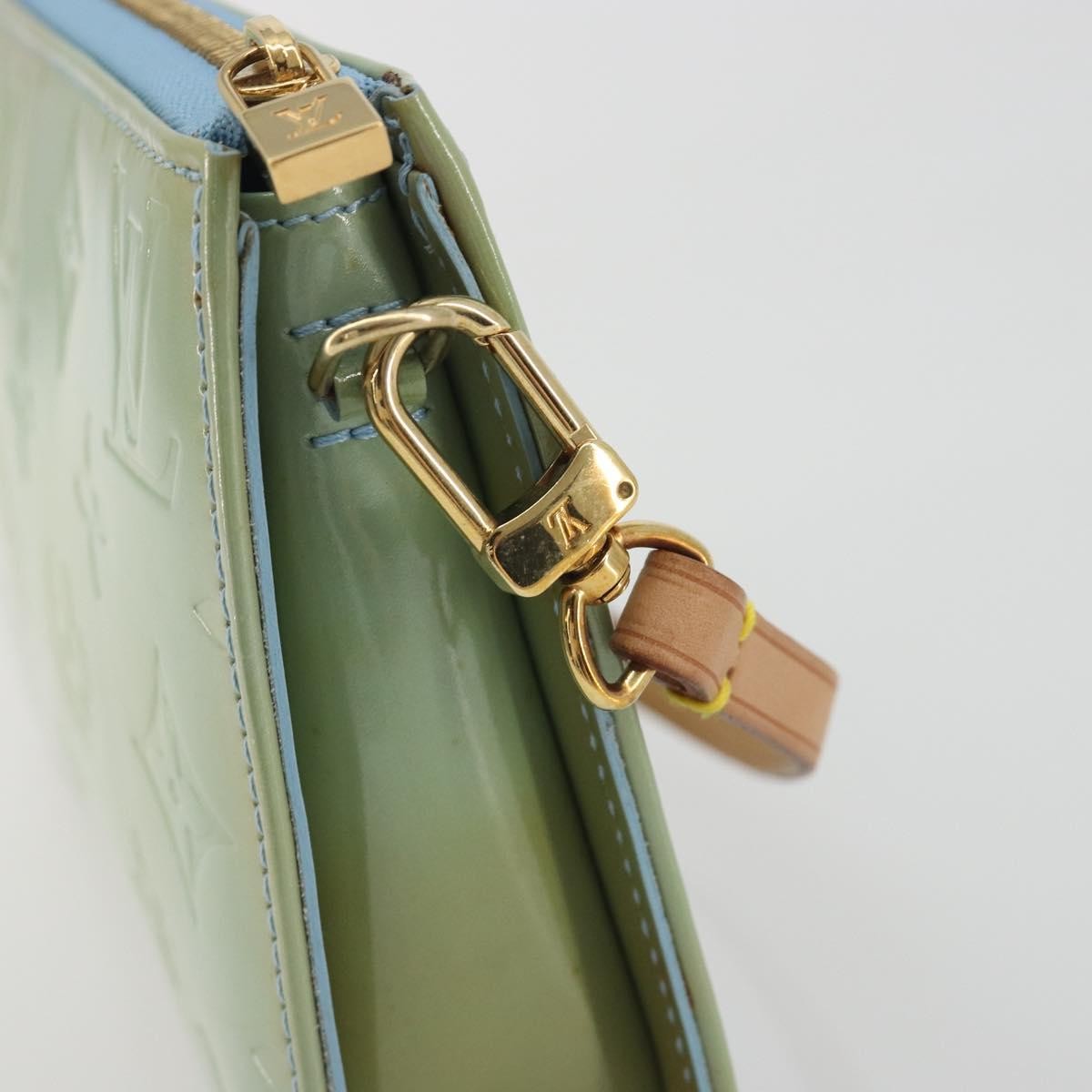Louis Vuitton Lexington Pochette Monogram Vernis Blue Patent_Leather Clutche & Pouche Bag (Pre-Owned)