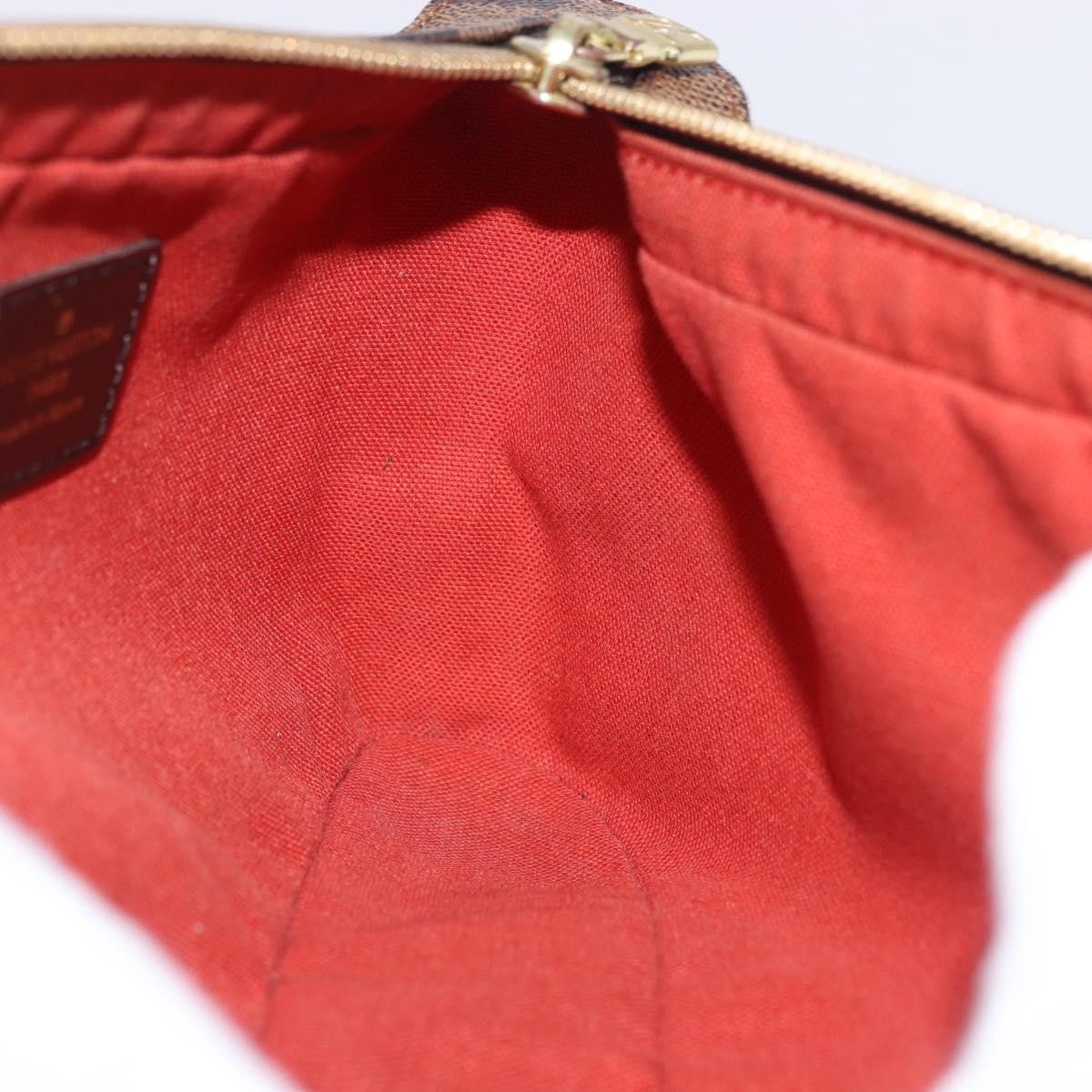 Louis Vuitton Geronimos Damier Brown Canvas Clutche & Pouche Bag (Pre-Owned)