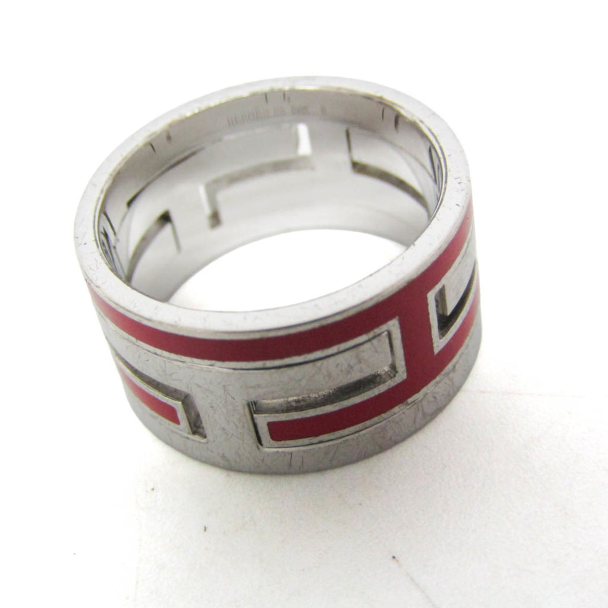 Hermes Move H Ring Silver Silver Sterling_Silver Ring Jewelry (Pre-Owned)