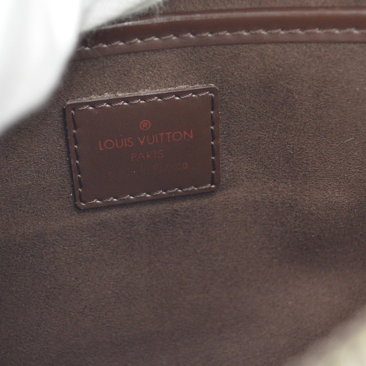 Louis Vuitton Pochette Saint Louis Damier Brown Canvas Clutche & Pouche Bag (Pre-Owned)