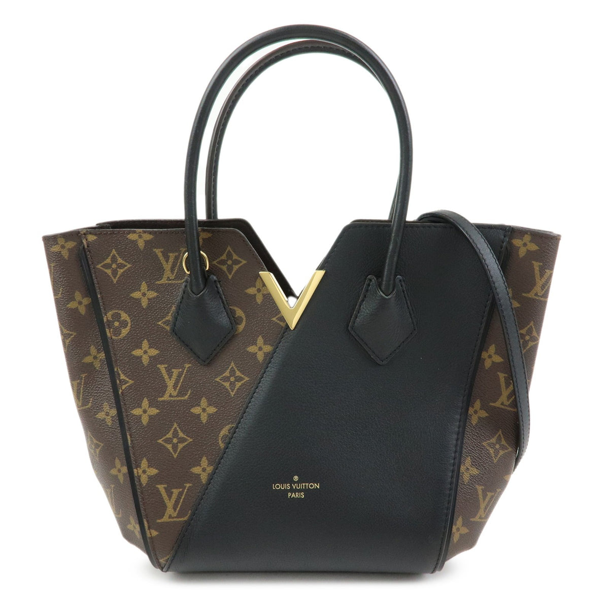 Louis Vuitton Kimono Monogram Canvas And Leather Brown Canvas Handbag (Pre-Owned)