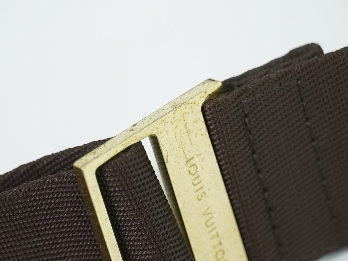 Louis Vuitton Geronimos Damier Brown Canvas Clutche & Pouche Bag (Pre-Owned)