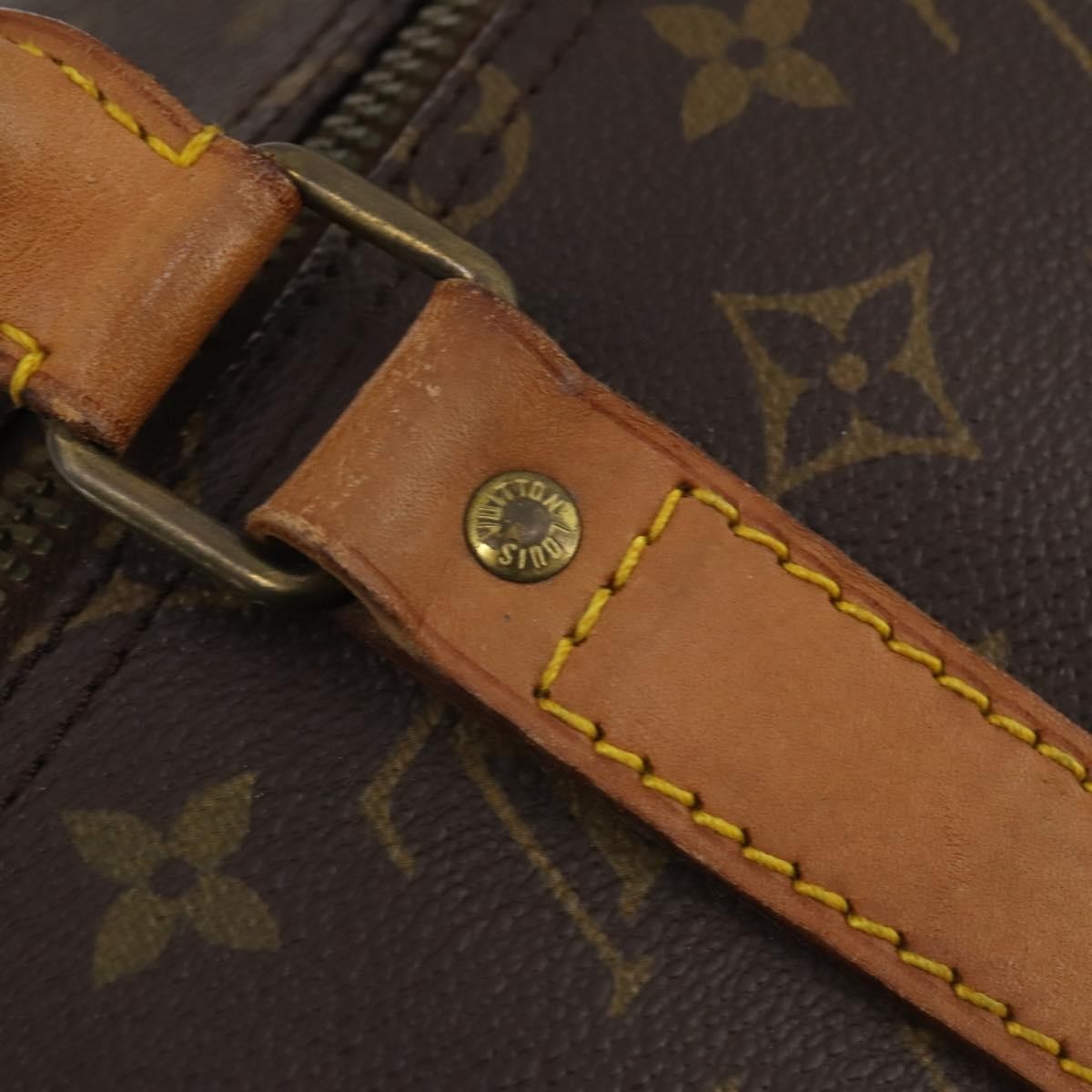 Louis Vuitton Keepall Monogram Canvas Brown Canvas Travel Bag Bag (Pre-Owned)