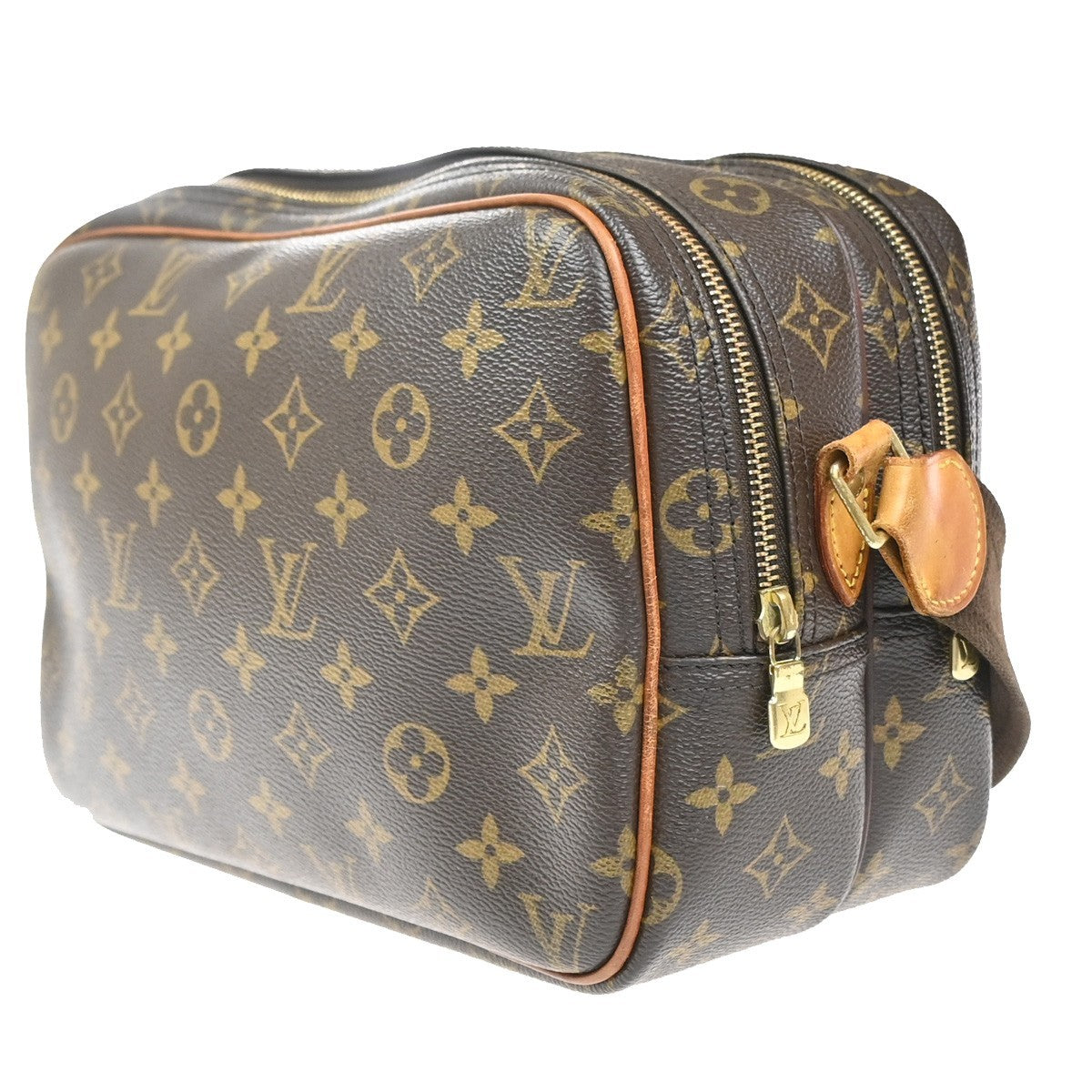 Louis Vuitton Reporter Monogram Canvas Brown Canvas Shoulder Bag Bag (Pre-Owned)