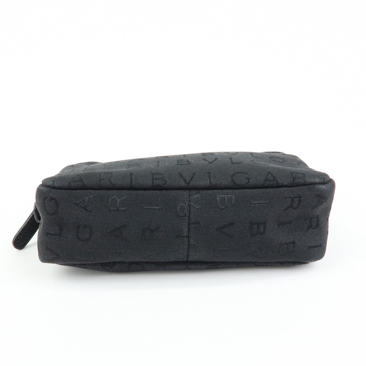 Bvlgari Pouch Canvas Black Canvas Clutche & Pouche Bag (Pre-Owned)