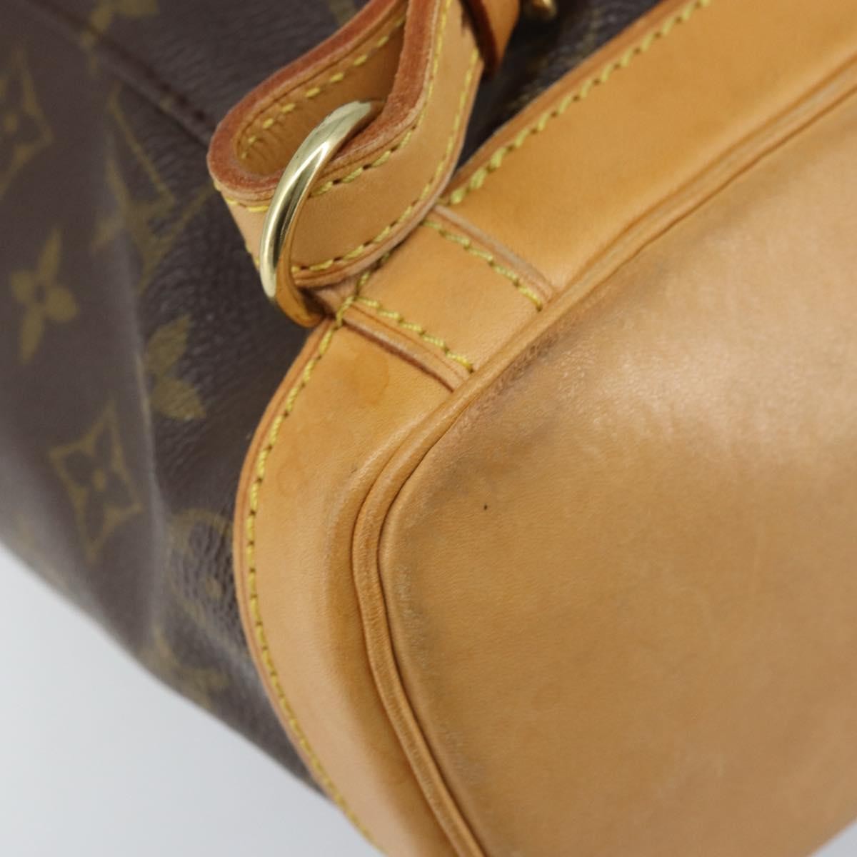 Louis Vuitton Vintage Montsouris Monogram Canvas Brown Canvas Backpack Bag (Pre-Owned)