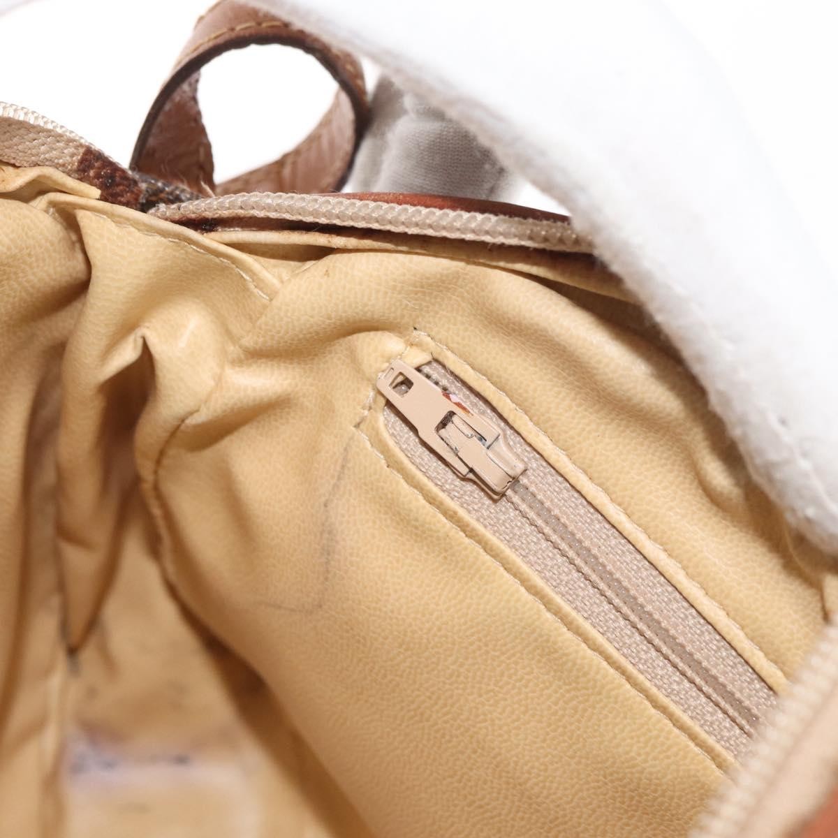 Celine Vintage Macadam Canvas Brown Pvc Shoulder Bag Bag (Pre-Owned)