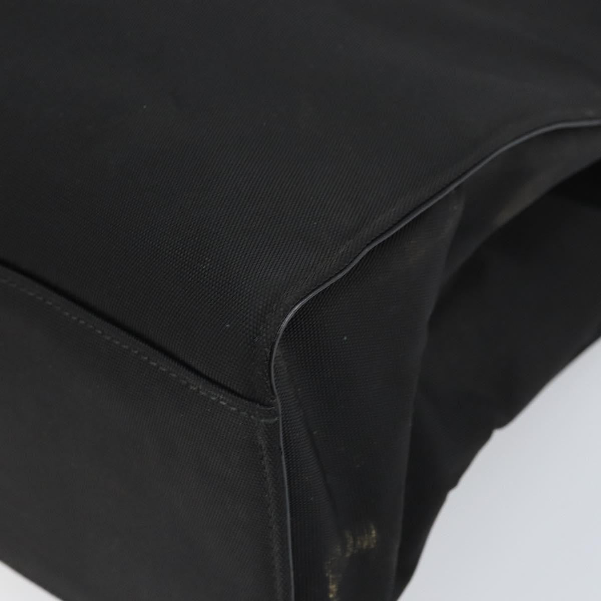 Gucci Bamboo Nylon Black Nylon Tote Bag Bag (Pre-Owned)
