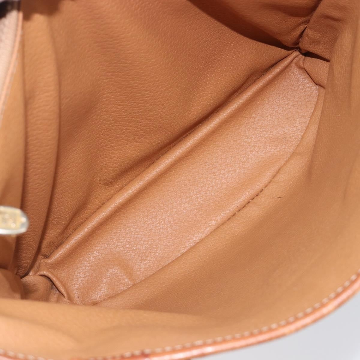 Celine Vintage Macadam Shopper Coated Canvas Brown Canvas Tote Bag Bag (Pre-Owned)