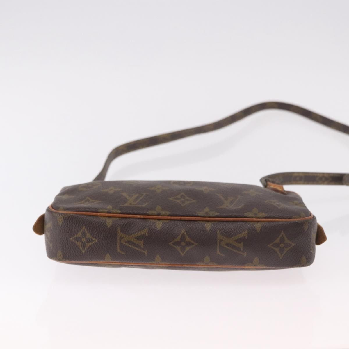 Louis Vuitton Pochette Marly Bandouliere Monogram Canvas Brown Canvas Shoulder Bag Bag (Pre-Owned)