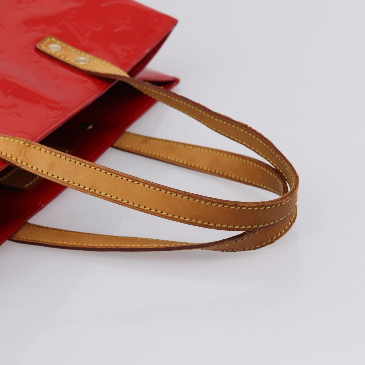 Louis Vuitton Reade Monogram Vernis Red Patent_Leather Handbag (Pre-Owned)