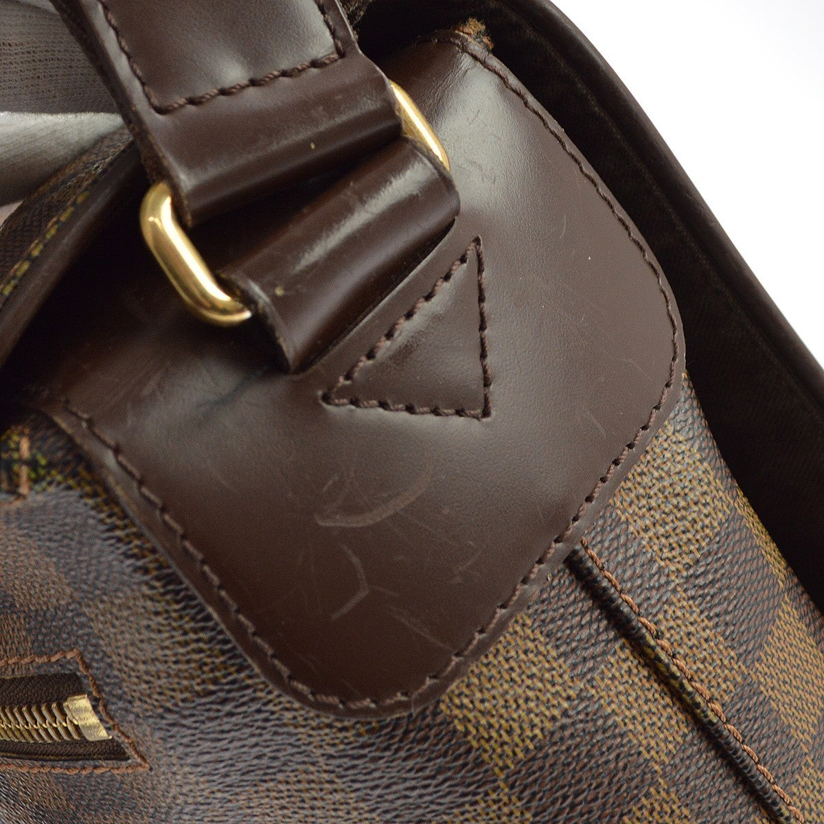 Louis Vuitton Spencer Messenger Damier Ebene Brown Canvas Shoulder Bag Bag (Pre-Owned)